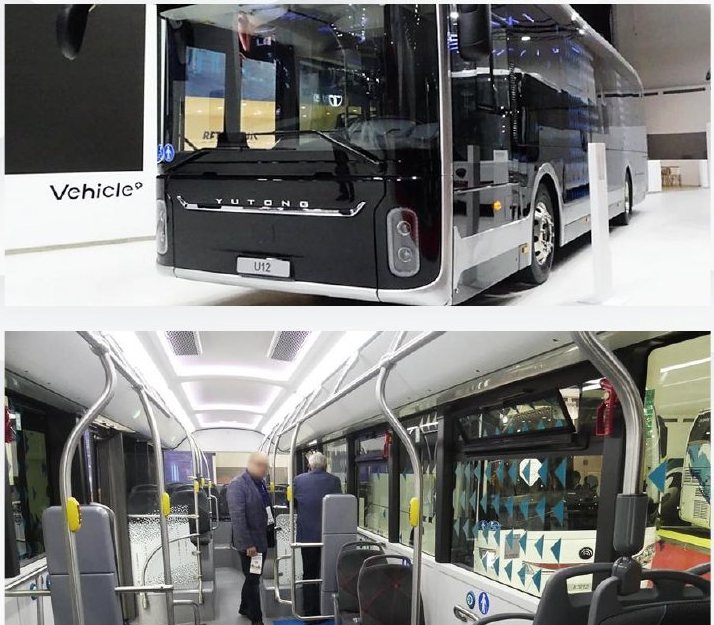 Yutong · City bus, Ceilings, lighting, air duct