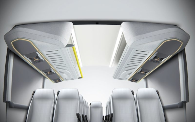 Intercity luggage rack